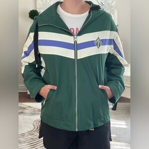 Maje Baneli Striped Windbreaker Jacket size 6. Barely worn, true to size